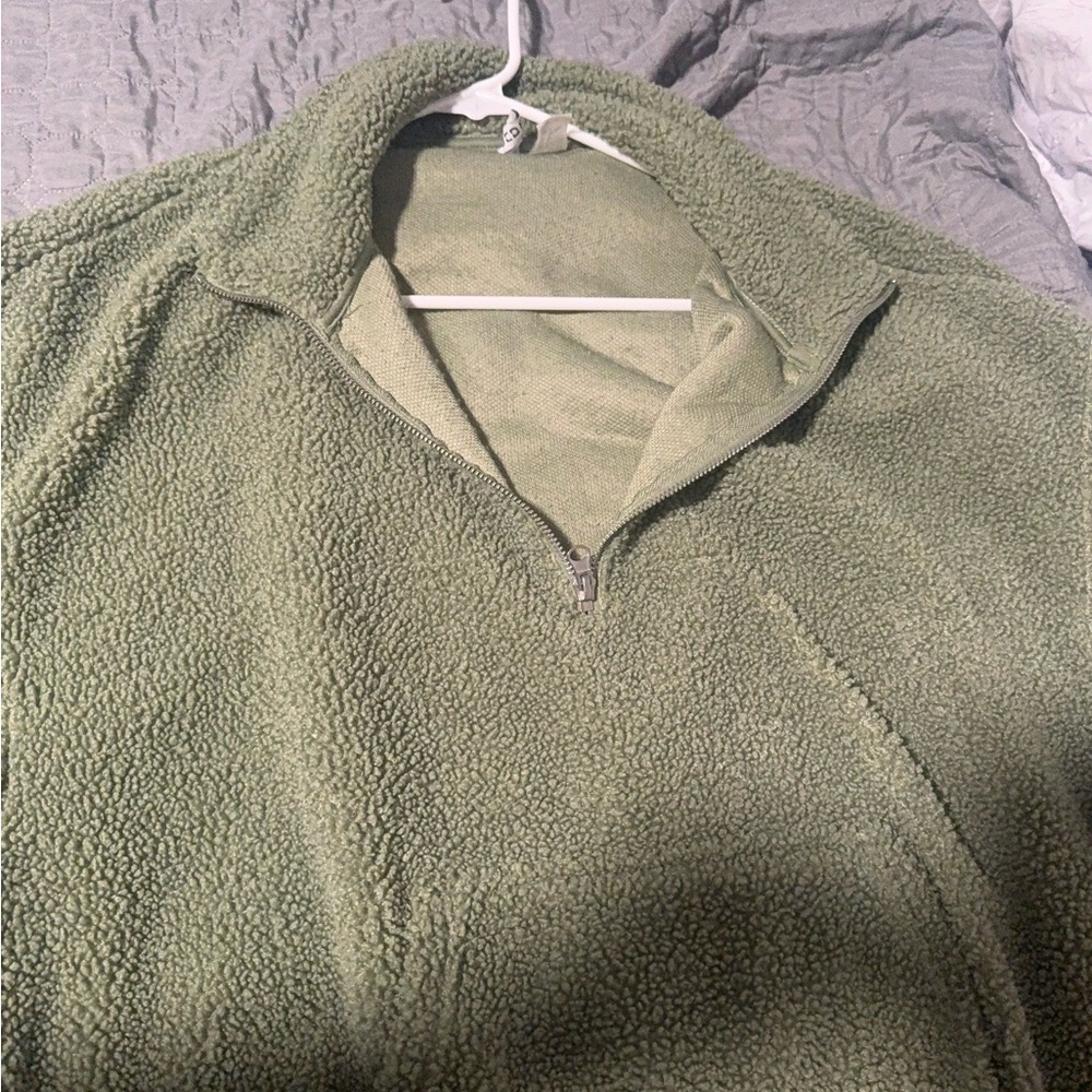 Green Textured Jacket - Picture 3 of 3
